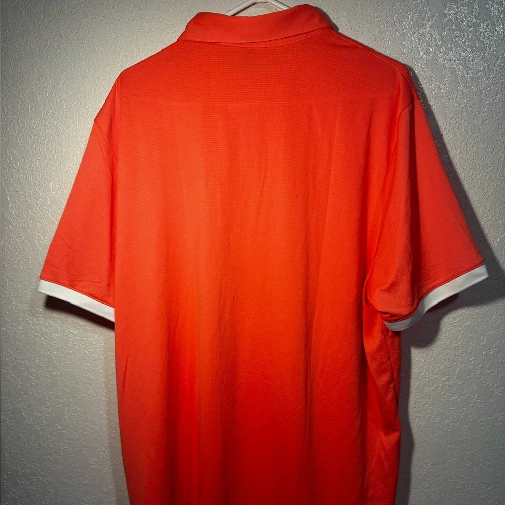 Adidas Men's Heat.rdy Polo “Vibrant Orange” Size 2XL